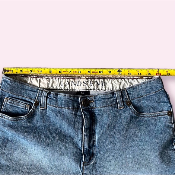 Vintage Lands End Classic Waist Boot Cut Size 14 - Picture 5 of 7